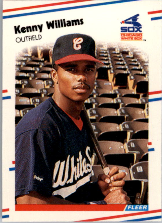 1988 Fleer Mini Baseball Cards 017      Kenny Williams